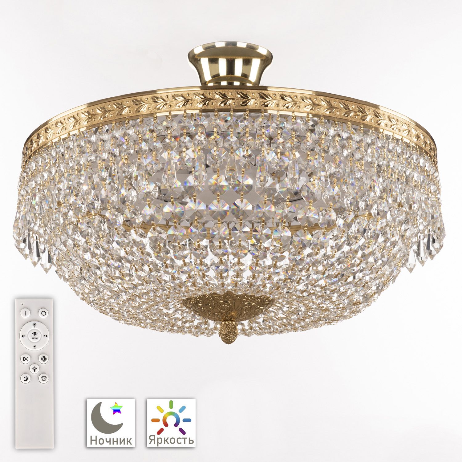 Хрустальная люстра Bohemia Ivele Crystal 19011/45IV/LED-DIM G_BI – купить в  Новосибирске в интернет-магазине Светлый Сайт